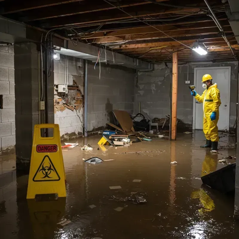 Flooded Basement Electrical Hazard in Holt, AL Property